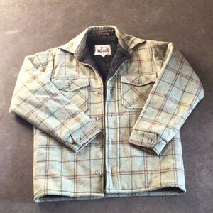 Vintage Woolrich Green Plaid Jacket
